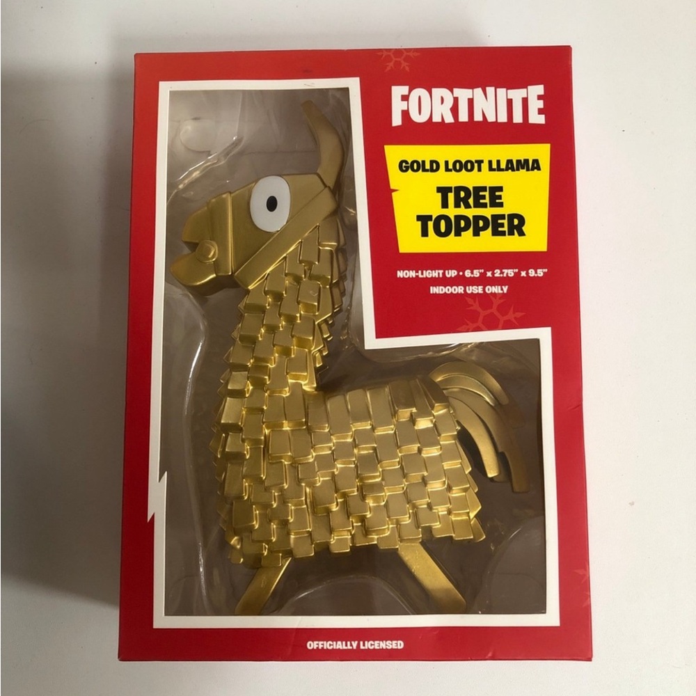 Fortnite Gold Loot Llama Tree Topper